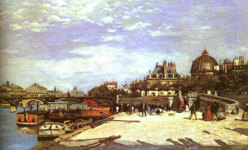 Pierre Renoir The Pont des Arts the Institut de France France oil painting art
